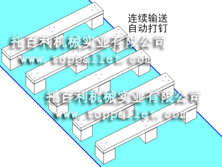 木墩底板连接打钉机