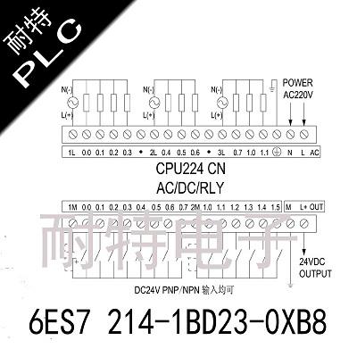 耐特定义，PLC控制器,6ES7 214-1BD23-0XB8